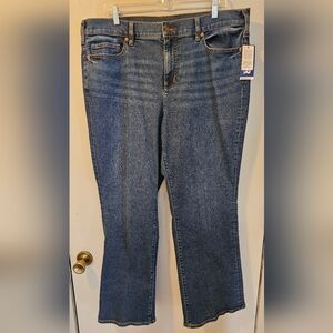 Lands End Blue Straight Jeans Women's Size 18W NWT